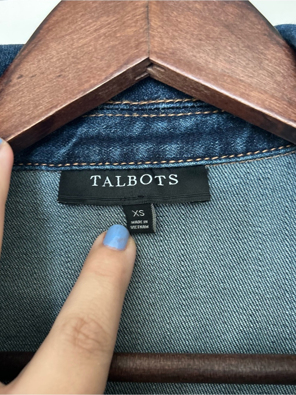 Talbots Jean Jacket - Picture 2 of 4